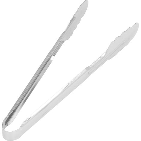 Verstärkte Küchenzange aus Edelstahl 304, multifunktional zum Grillen, Campen und Kochen, 33,5 cm (1/5)