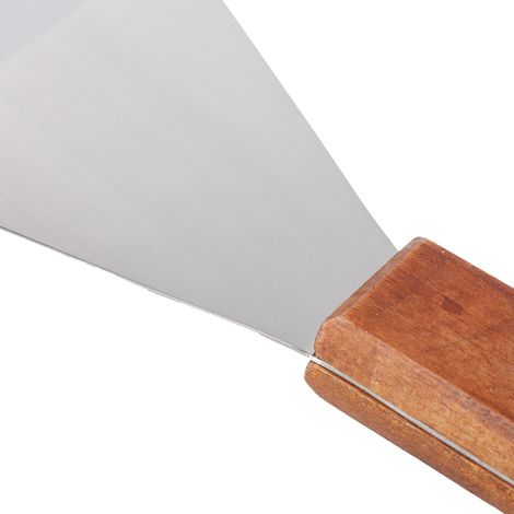 3 pièces Pelle à Pizza Inox Couteau à Griller Spatule de Cuisson Ustensiles de BBQ (1/5)