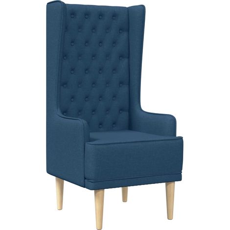 Hochlehner Blau Stoff vidaXL