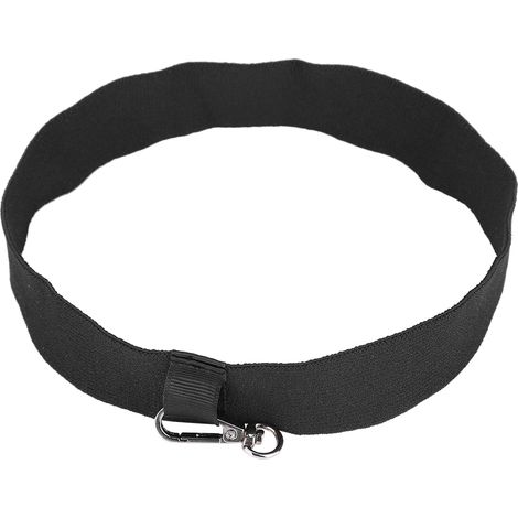 Balle de réflexe de boxe avec bandeau pour l'entraînement et la réduction du stress (noire) (1/5)