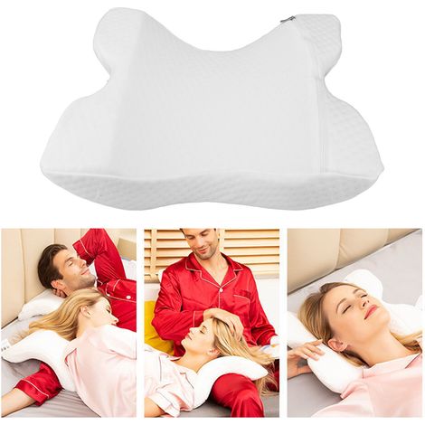 Oreiller anti-engourdissement des mains pour les personnes dormant sur le côté, oreiller en forme de tunnel, oreiller en mousse à mémoire de forme, oreiller ergonomique en forme de U, oreiller orthopé (1/5)