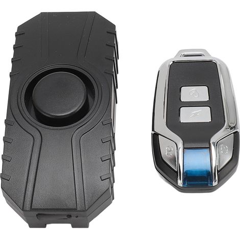 Alarme vélo avec télécommande, système de sécurité étanche avec détecteur de mouvement et vibrations ultra-puissantes (113 dB) pour vélos électriques, tricycles et scooters motorisés. (1/5)