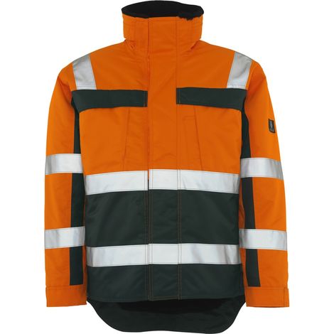 Mascot Winterjacke Teresina 07223 zweifarbig Gr. L orange/grün (1/4)