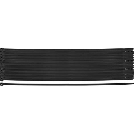 Bridas para cables Extreme de 4,8 × 450 mm, negras, 50 unidades. (1/5)