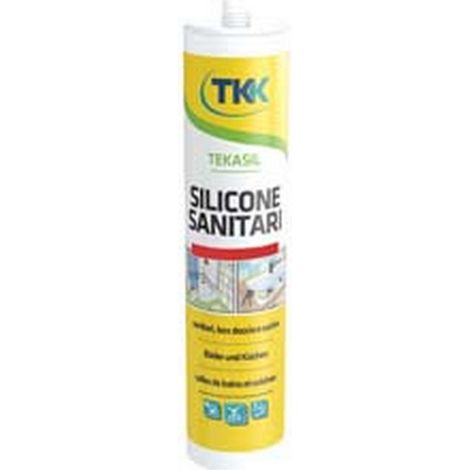 SILICONE ACETICO SANITARI TEKASIL SANITAR ACETAT - ml.280 bianco
