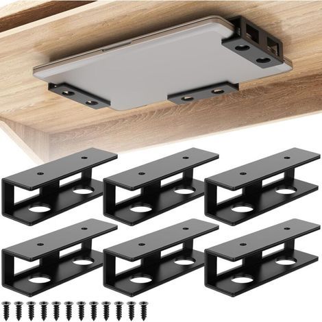 Set mit 6 Laptopständern inklusive kratzfester Silikonpads für Laptop-Tastaturen (2er-Set)