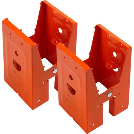 Beyamis Ensemble de tréteaux robustes en acier laminé à froid avec angle de 25° pour un support stable lors des opérations de scie à chaîne en menuiserie (1/5)