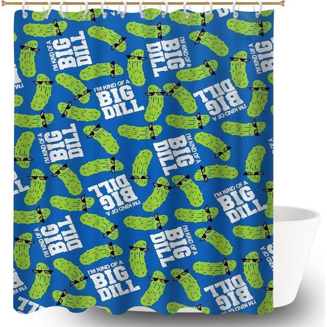 Rideau de bain imprimé polyester 180x180 Élégant protection douche pour salle de bain avec douche à l’italienne (1/5)