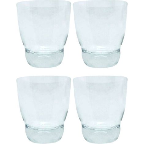 Luigi Bormioli Pascal set 4 bicchieri acqua-whisky 37,5 cl