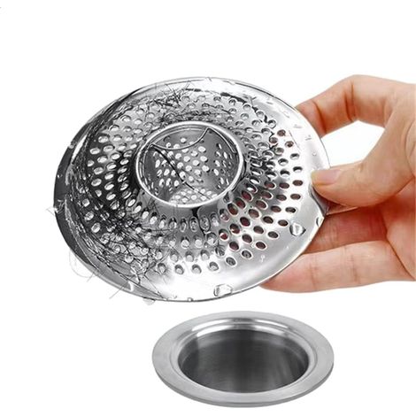 Filtro di protezione per lo scarico della vasca da bagno per raccogliere i capelli, vasca da bagno, doccia, trappola/intasamento per capelli, raccoglitore di capelli per vasca da bagno (1/5)