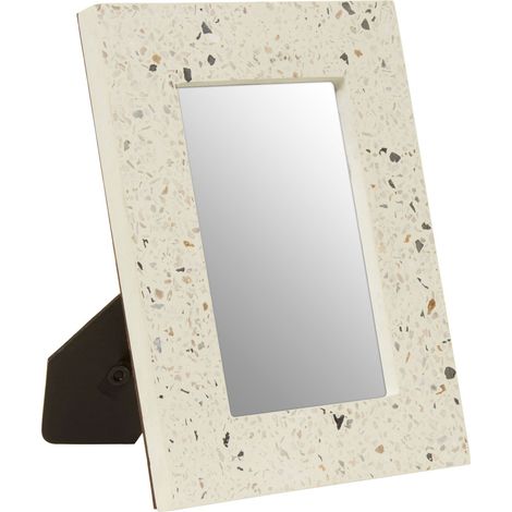 Premier Housewares Terrazzo Effect Photo Frame / Frames Picture Frames For Wall Contemporary Rectangular Photo Frames For Bedroom / Living Room / Hallways 2 x 21 x 16 (1/5)