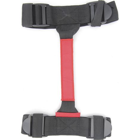 Sacoche latérale moto polyester, coffre arrière, sangle fixation, compatible Yamaha MT09 Tracer, rouge (1/3)