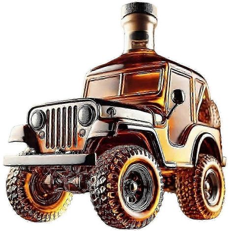 Carafe à whisky en forme de voiture, verre vintage, décoration pour bar à la maison, cadeau pour grand-père (1/5)