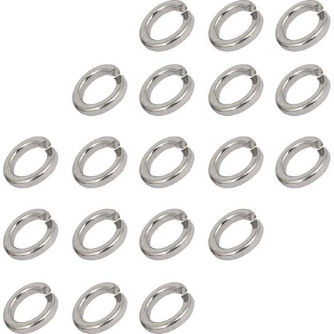 Rondelle Grower (M8) 40Pcs, Rondelle Élastique En Acier Inoxydable 316 Joint Élastique - Pour Applications Domestiques (1/5)