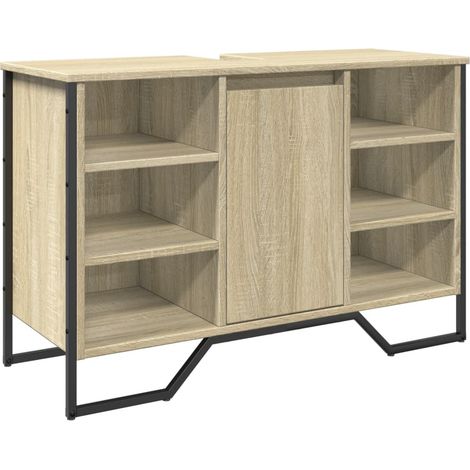 Maison Exclusive - Waschbeckenunterschrank Sonoma-Eiche 91x35x60