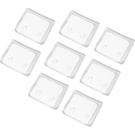 Clips de rideau de douche transparents, coupe-vent, auto-adhésifs, imperméables et antidérapants, sans clous, pour salle de bain. (1/5)