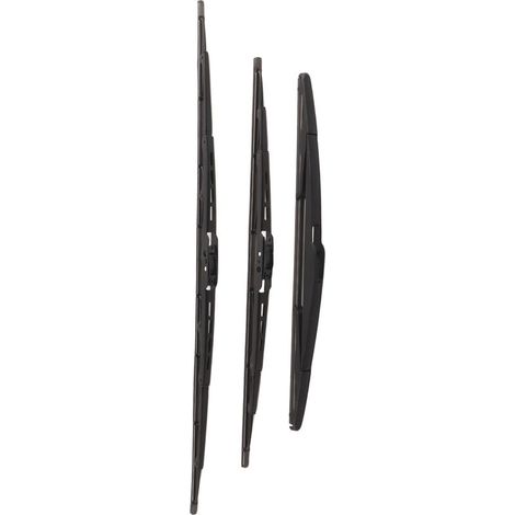 Balais d'essuie-glace avant et arrière 3 pièces – Pour Citroën C3 Mk1 2002-2008 – Lames pneumatiques pour performance par tous les temps - YCTZE4ZVUTMA5RD (1/5)