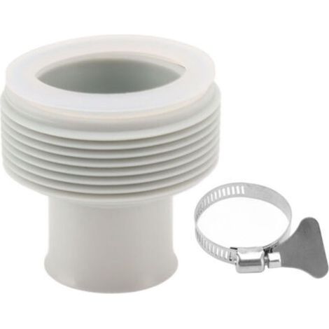 Manchette de tuyau de piscine, manchette filetée, raccord de tuyau de nettoyeur de piscine de remplacement pour Intex,de DEBUNS (1/5)