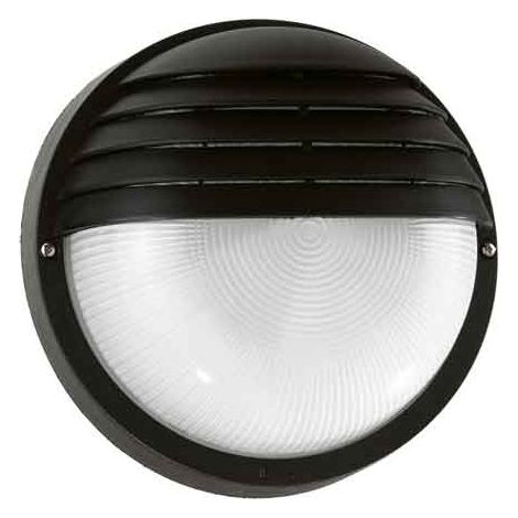 APPLIQUE TONDA PALPEBRA NERA E27 IP44 185x95h