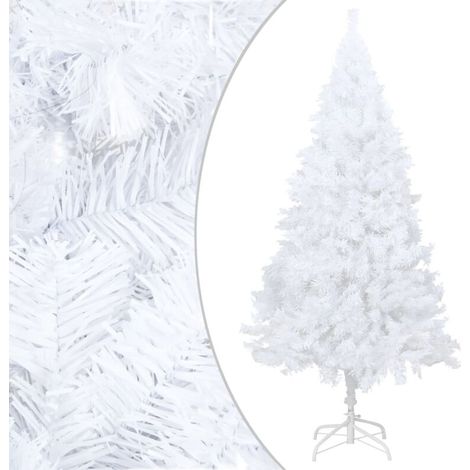 Weihnachtsdekoration - künstlicher Weihnachtsbaum von vidaXL mit dicken Zweigen, weiß, 150 cm, PVC - Weihnachtsbaum (1/5)