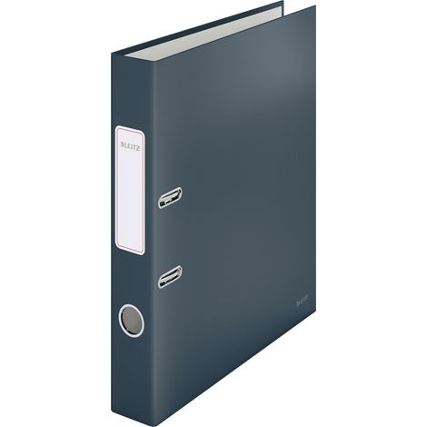 LEITZ Archivador de palanca Cosy Carton forrado. 180º. DIN A4. 50 mm. gris
