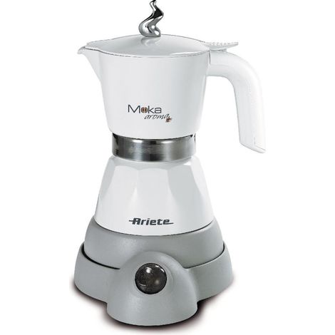 Ariete Moka 1358 elektrische Kaffeemaschine weiß 2 bis 4 Tassen