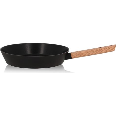 Poêle en aluminium et poignée en bois 28cm, ECTOR (1/5)