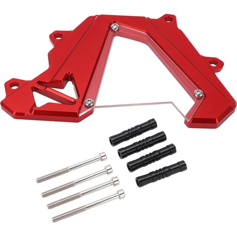 Plaque de protection de pignon avant moto CNC en alliage d'aluminium, remplacement pour NINJA 1000 2014-2017, rouge, garde de chaîne robuste, accessoire pièce moto. (1/5)