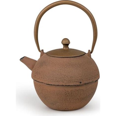 Bredemeijer Théière élégante marron châtaigne 1,2L fonte (1/2)