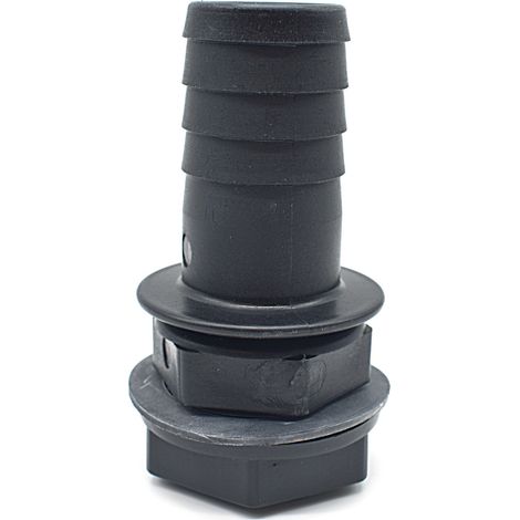 Trop Plein embout droit cannelé 38mm (1/2)