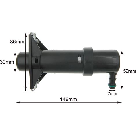 Passend für Mazda 3 Frontstoßstange Scheinwerferwaschdüse BP4K-51-826 (1/4)