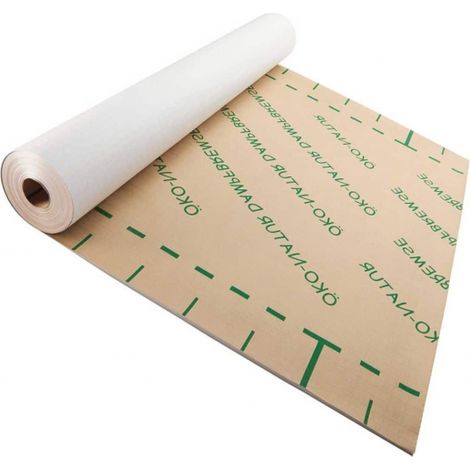 Frein vapeur ÖKO NATUR ISOCELL 100% recyclable en papier kraft, ép. 0.25 mm - 150 x 5000cm (1/3)