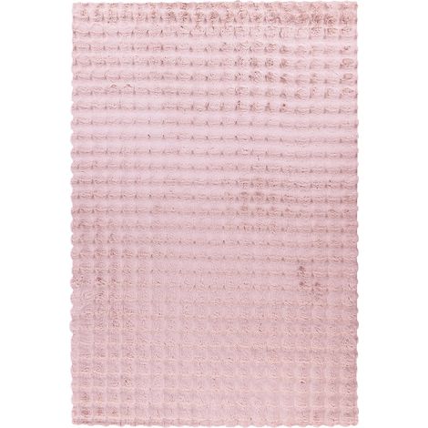 Tapis cloud soft rose à effet 3d ultra moelleux - 230 x 160 cm (1/5)