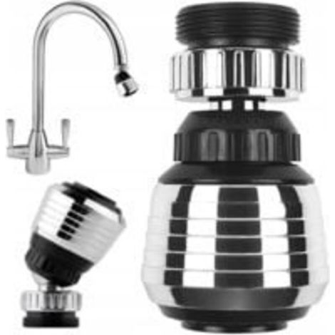 Aérateur De Robinet - Extension Réglable Double Mode Rotative - Pour Évier Cuisine - 2 Pièces (1/5)