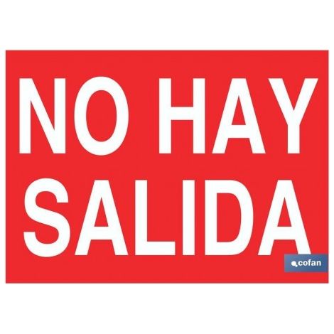 SeÑal luminescente 210x148mm.