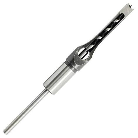 1x Ciseau à trou carré, outil de menuiserie HSS pour mortaiser (1/5)