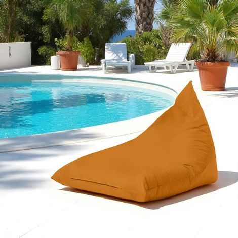 Pouf berlingot extérieur orange ARTA (1/3)