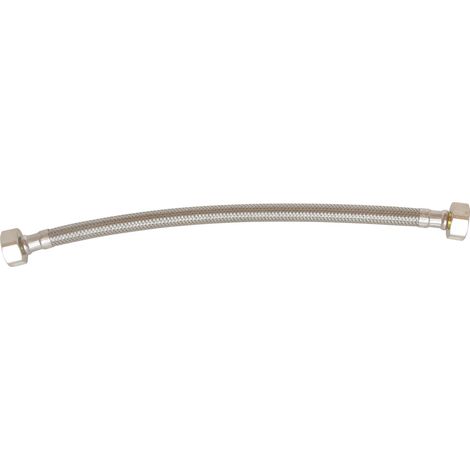 Flexible sanitaire - Raccord 2 écrous tournants 3/4" - Longueur : 500mm - DN10