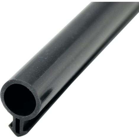 Joint d'étanchéité en silicone pour portes et fenêtres – 10 m – plastique et acier – noir – 8 mm (1/5)