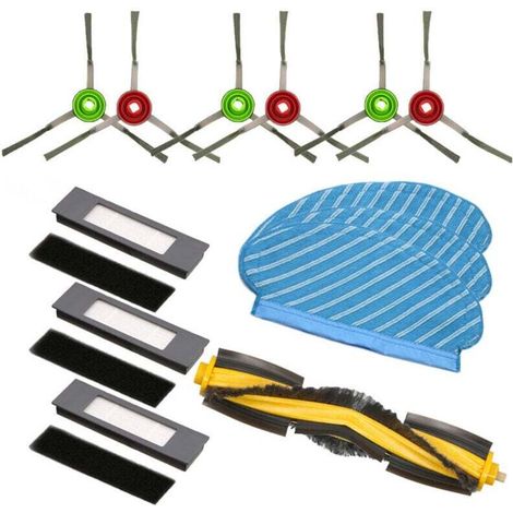 Brosse Filtre HEPA Et Serpillere Pour Robot Nettoyeur Ecovacs Deebot Ozmo 950 920 (1/4)