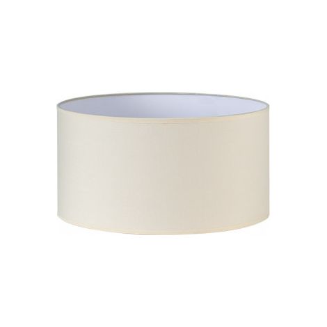 FABRILAMP - Zylindrischer Lampenschirm Dori E27 beige 35Dx35dx20h Cm Popelin Stoff - FAB 176133515