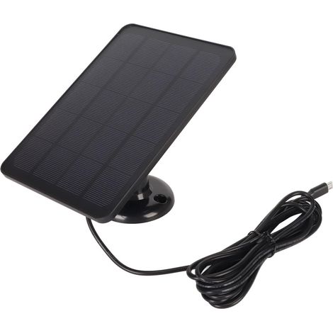 Panneau Solaire pour Caméra de sécurité - Chargeur Solaire étanche 4W pour (1/5)