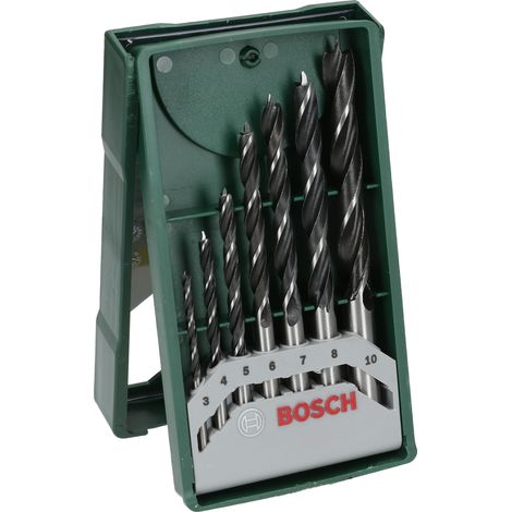 Bosch Set de 7 mèches à bois mini-X-Line