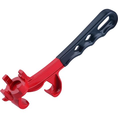 Outil d’ouverture de seau Clé à bonde 3 en 1 Ouvre-couvercle de seau Outil de levage de couvercle pour l’ouverture Tambour de 55 gallons, Outil de retrait d’ouvre-baril de peinture (1/5)