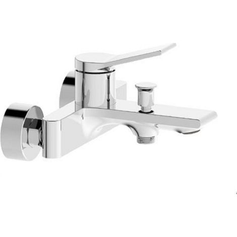 Trade Shop - Grifo Mezclador Cromado Para Grupo De Baño Con Conexión Para Ducha Sky87110 - (1/2)