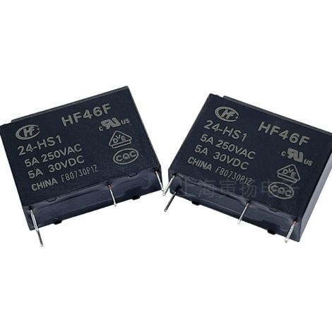 Öffnerrelais HF46F/12-HS1 12V DC 5A - Original Xiamen Hongfa Relais HF46F/12-HS1T