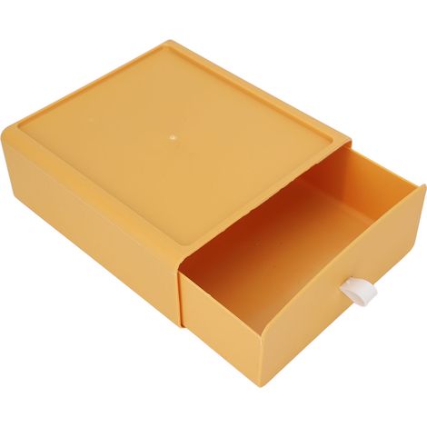 Boîte de Rangement Empilable Grande Capacité pour Fournitures de Bureau avec Poignée (1/5)