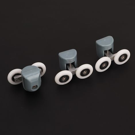 Ersatz-Oberschienen, Rollen, Seilrollen und Räder für Duschschiebetüren aus Glas (1/4)