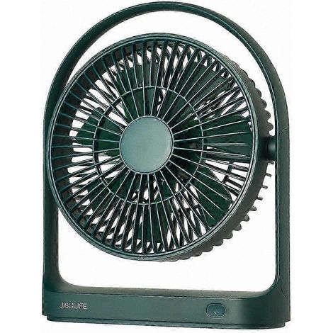 Wiederaufladbarer Tischventilator mit 4000 mAh, kleiner, tragbarer, kabelloser und leiser Ventilator für Zuhause und Büro (1/4)