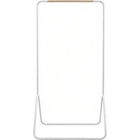 CHICFURN Perchero de pie 80 x 45 x 145 cm en metal blanco para entrada (1/5)